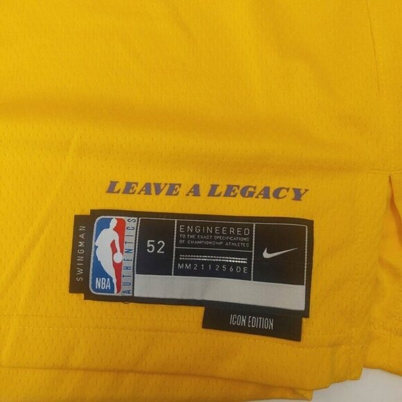Nike Los Angeles Lakers Swingman Jersey Mens XL LeBron James #6 Icon Edition - Picture 5 of 10